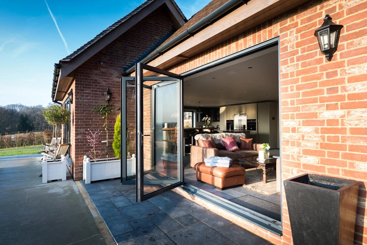 smart aluminium bifolding door installation