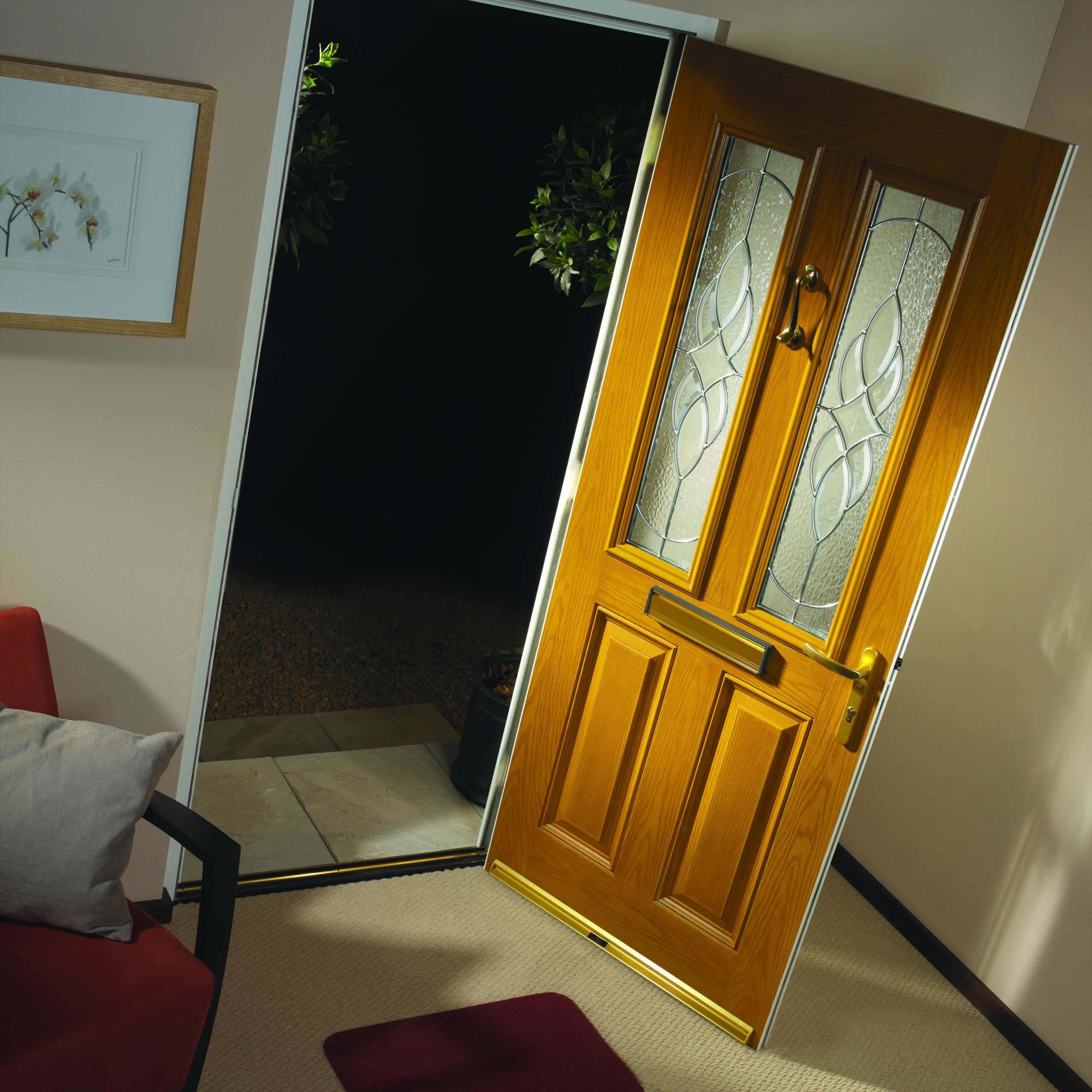 A Cara Glass composite front door