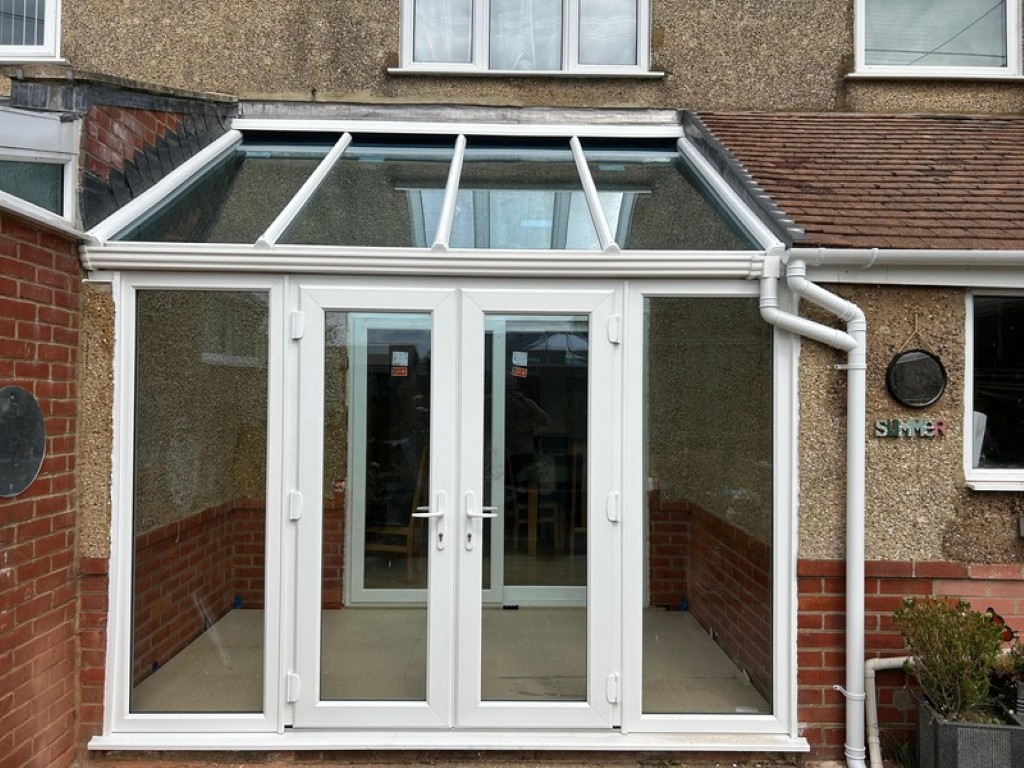 Glass conservatory roof