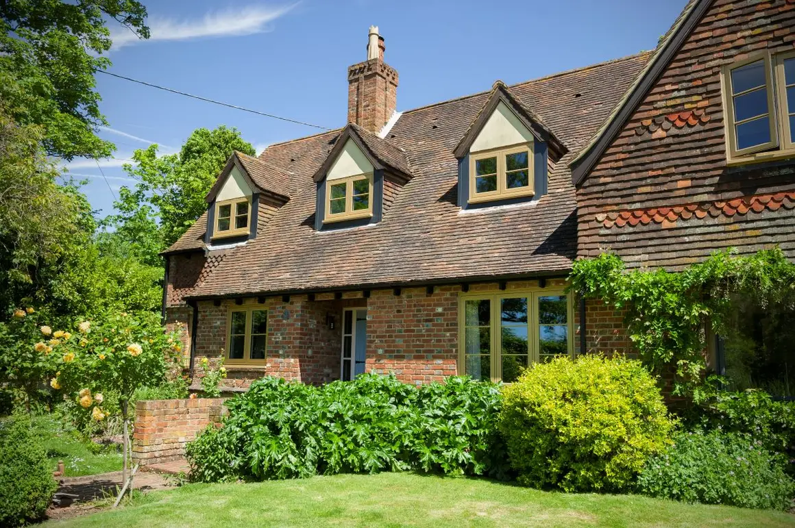 Residence 7 windows with a timber finish