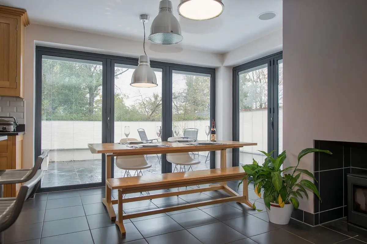 Interior view of windows fitted by Cara Glass