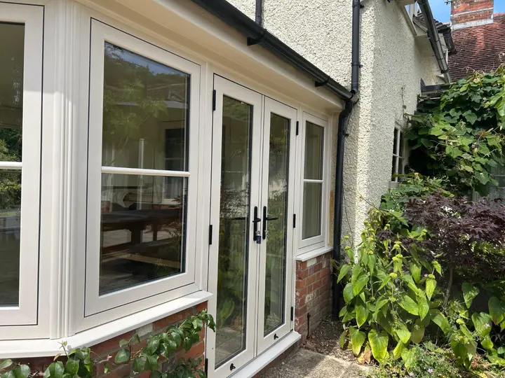 2800 Flush Window and French Doors - Cream