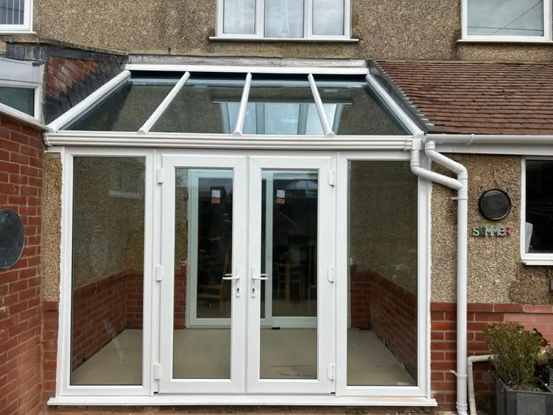 Glass conservatory roof