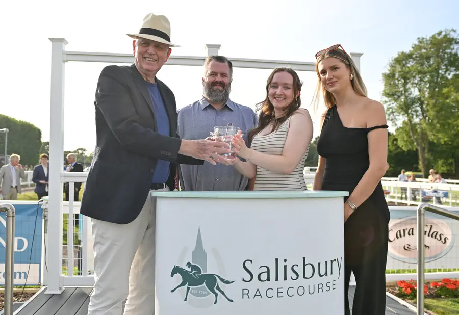 Cara Glass at Salisbury Races
