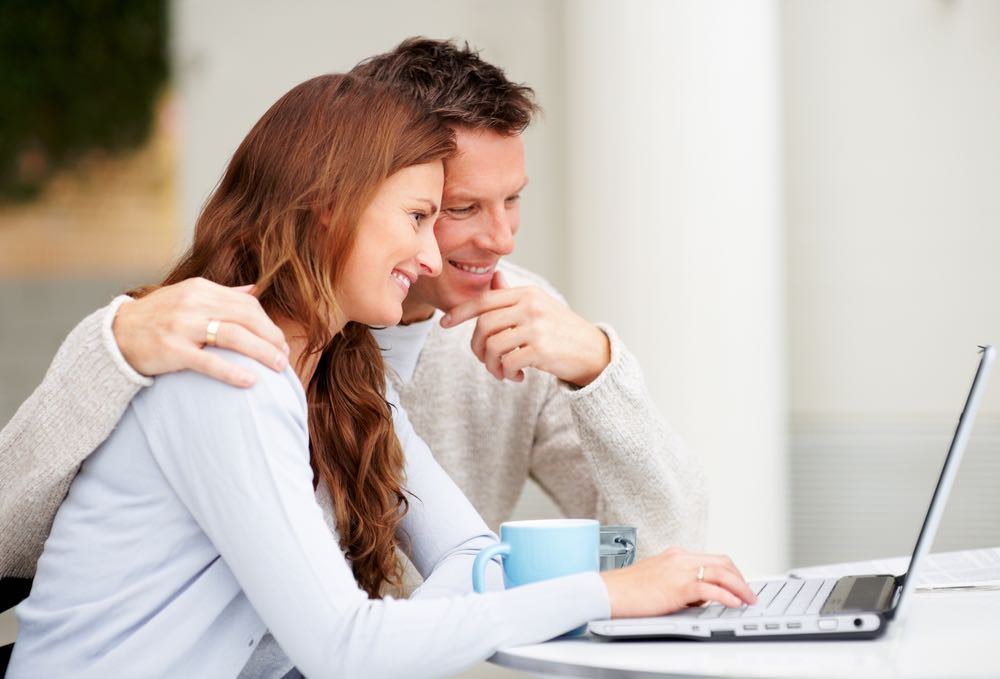 Couple on Laptop